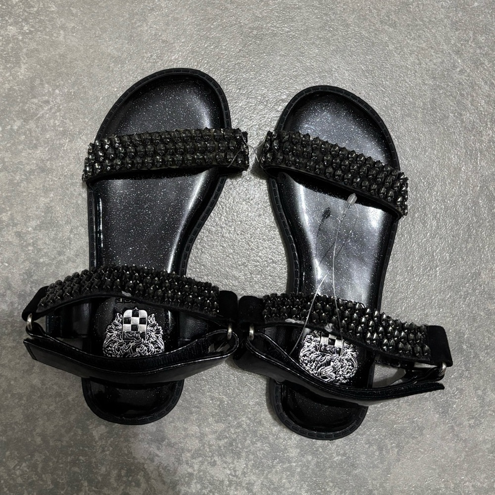 Vince Camuto Black Sandals Girl’s size 12
